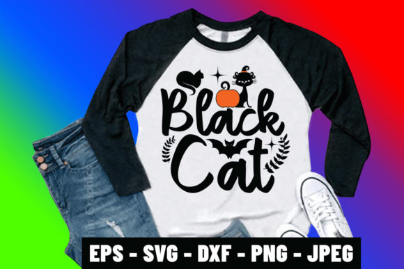 Black Cat Svg Lettering Halloween Design Review