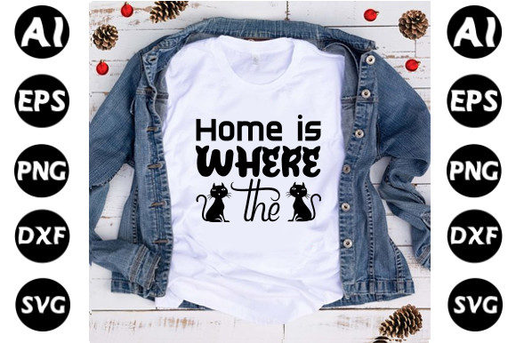 Cat Svg Design for Home Embroidery Projects