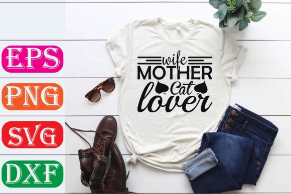 Cat Svg Design for Mom and Cat Lovers