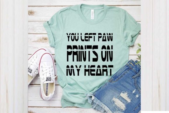 Cat Svg Design, You Left Paw Prints on
