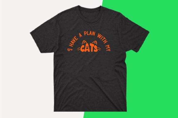 Cat Svg T Shirt Design for Embroidery Projects
