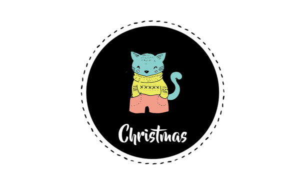 Christmas in July Stickers Cat Svg Review for Embroidery Projects