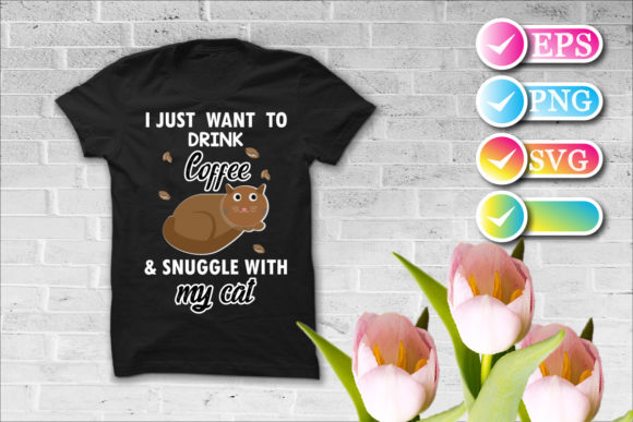 Coffee Cat Svg T-shirt Design Review