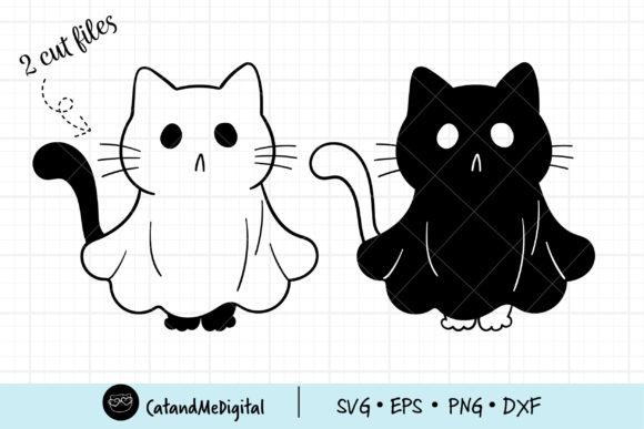 Cute Ghost Cat Svg Review for Embroidery Projects