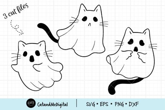 Ghost Cat Svg Review for Embroidery Projects