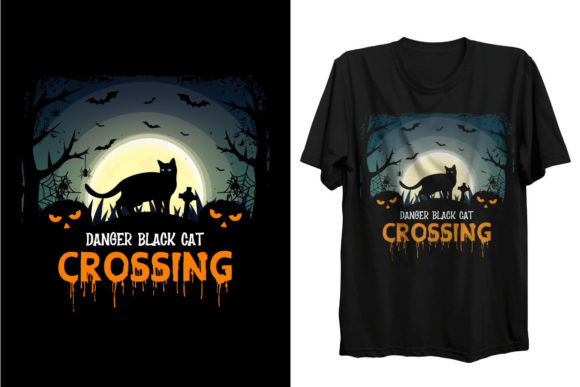 Halloween Black Cat SVG T-Shirt Design Review