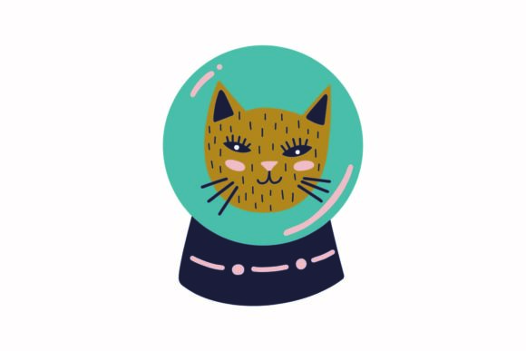 Halloween Crystal Cat Svg Review