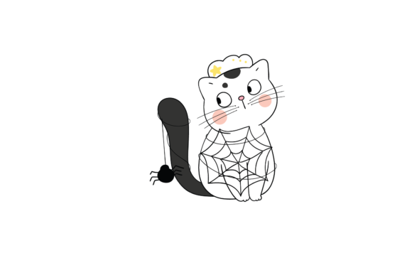 Halloween Ghost Character Cat Svg Review