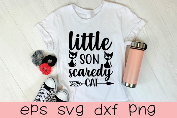 Little Son Scaredy Cat Svg Design Review
