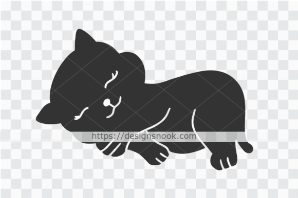 Sleeping Chubby Cat Svg Design Review
